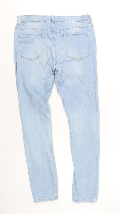 Denim & Co. Mens Blue Cotton Skinny Jeans Size 36 in L32 in Regular Zip