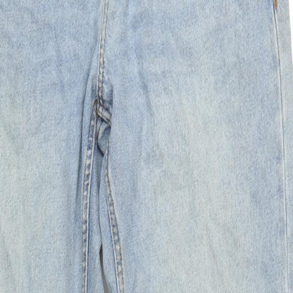 Maine Mens Blue Cotton Straight Jeans Size 36 in L33 in Regular Zip
