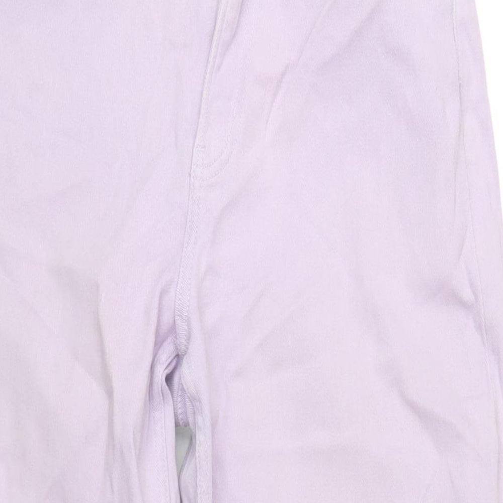 Womens UK Size 10 H&M Regular Fit Mom Purple Jeans