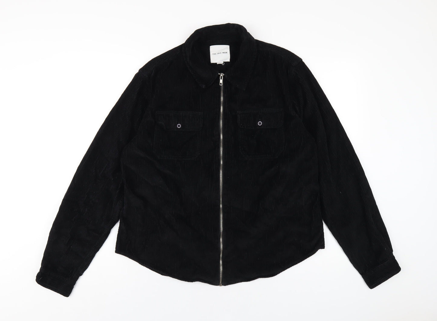 Mens UK Size L The Idle Man Black Jacket