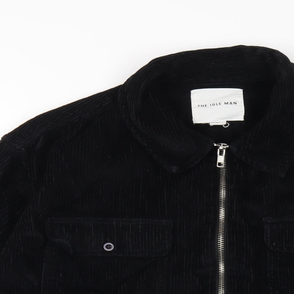 Mens UK Size L The Idle Man Black Jacket