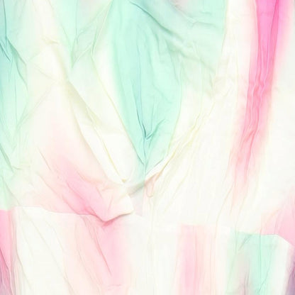 Autograph Womens Multicoloured Cupro A-Line Size 18 Round Neck Zip