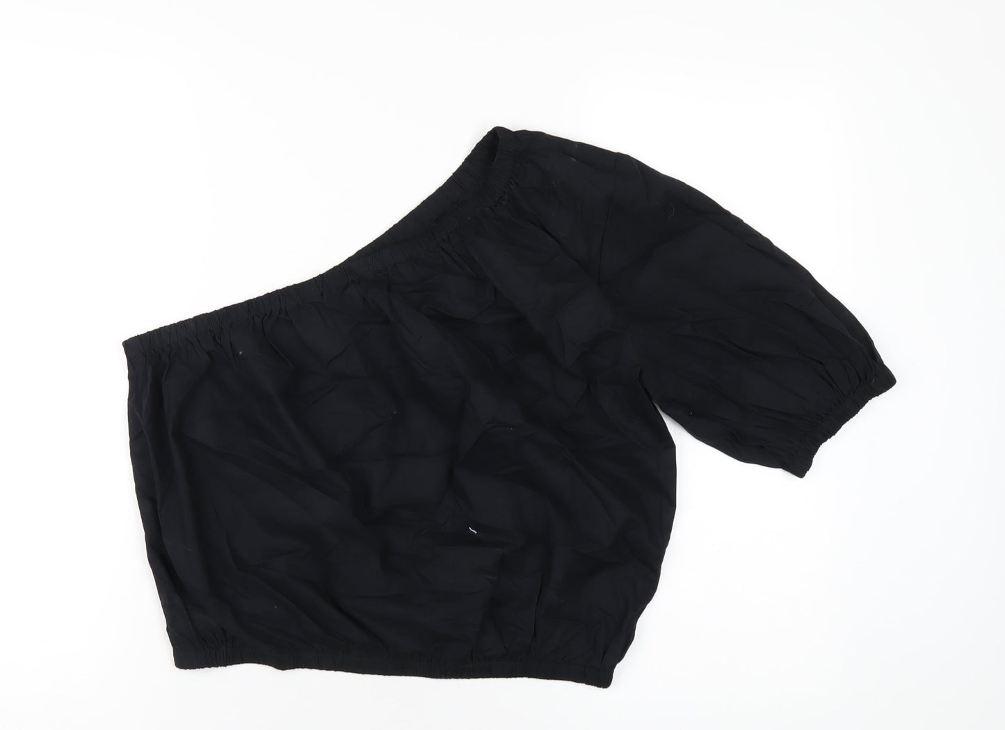 Womens UK Size 16 Marks and Spencer Black Basic T-Shirt
