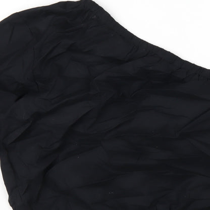 Womens UK Size 16 Marks and Spencer Black Basic T-Shirt