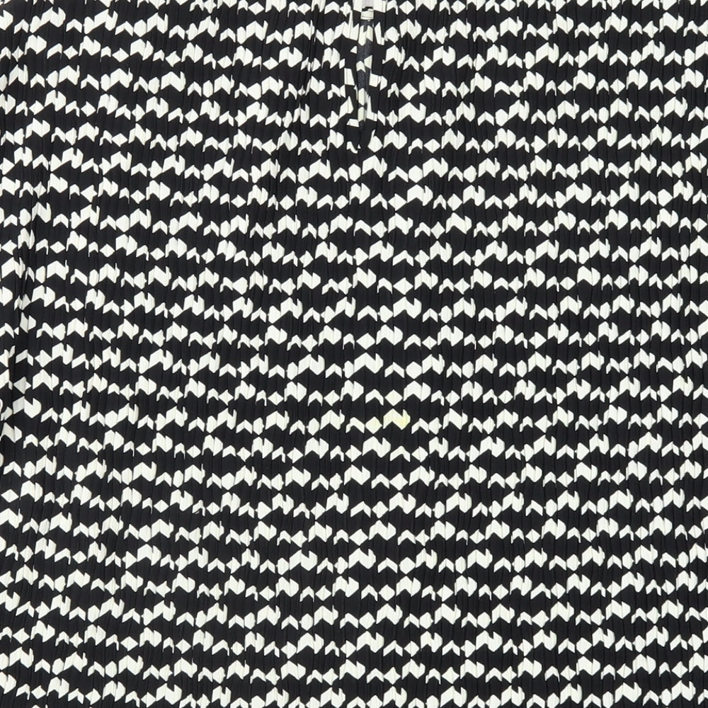 Womens UK Size 12 Marks and Spencer Black Basic T-Shirt