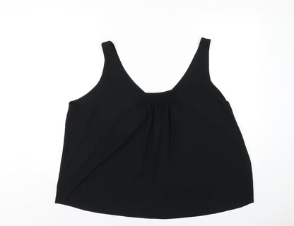 Womens UK Size 24 Marks and Spencer Black Basic Tank
