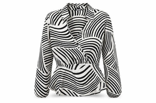 Womens UK Size 10 New Look Ivory Basic Blouse