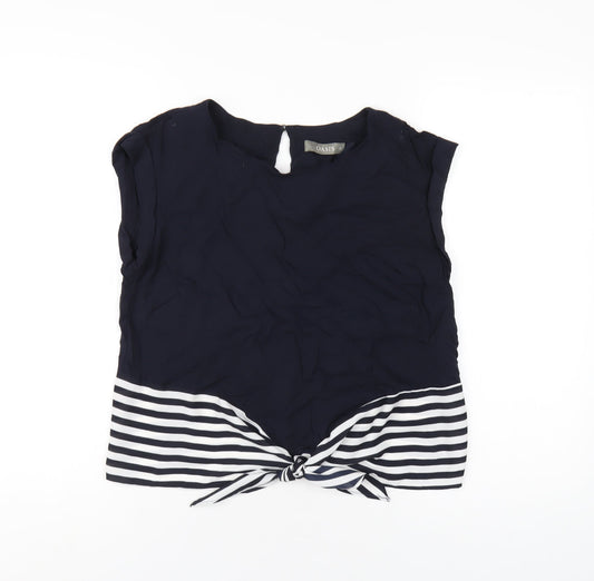 Womens UK Size 12 Oasis Blue Basic T-Shirt