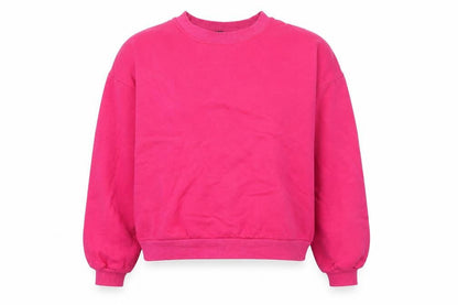 New Look Womens Pink Polyester Pullover Sweatshirt Size 8 Pullover