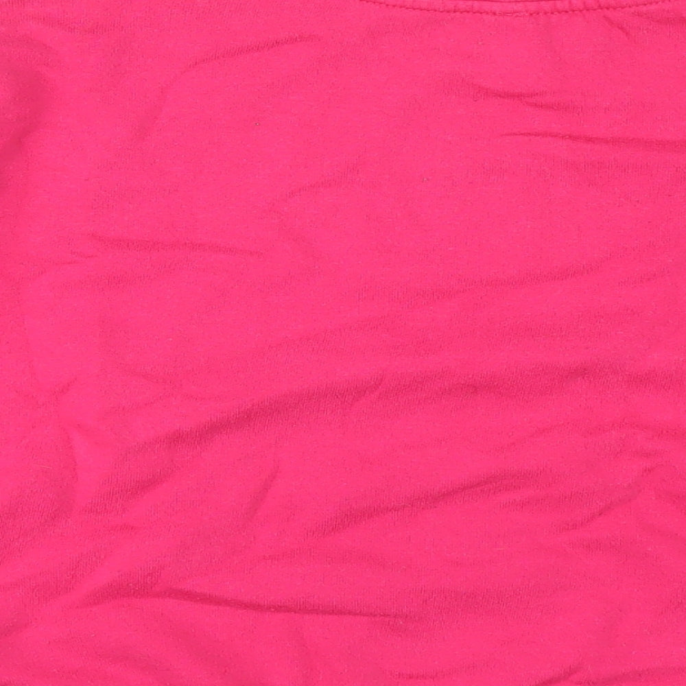 New Look Womens Pink Polyester Pullover Sweatshirt Size 8 Pullover