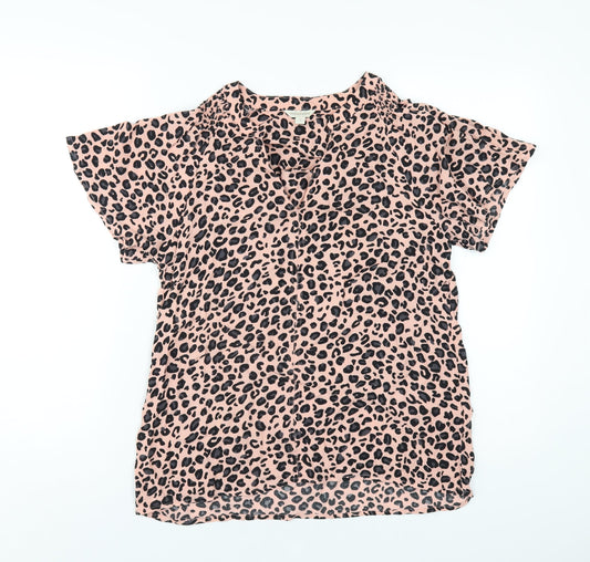 Womens UK Size S Monsoon Pink Basic T-Shirt