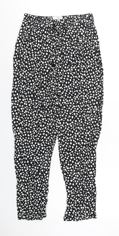Womens UK Size 10 Marks and Spencer Regular Fit  Black Trousers
