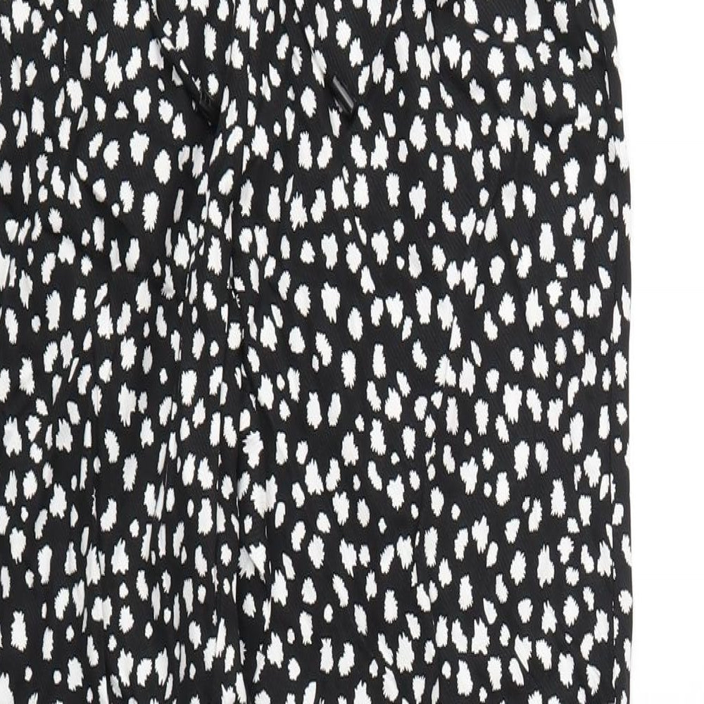 Womens UK Size 10 Marks and Spencer Regular Fit  Black Trousers