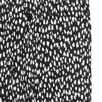Womens UK Size 10 Marks and Spencer Regular Fit  Black Trousers