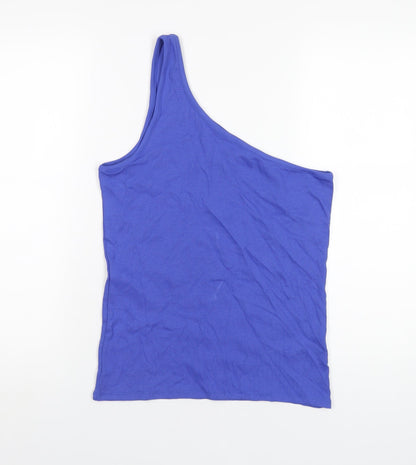 Womens UK Size 16 Marks and Spencer Blue Basic Tank