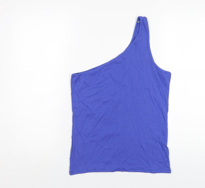 Womens UK Size 16 Marks and Spencer Blue Basic Tank
