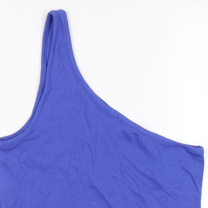 Womens UK Size 16 Marks and Spencer Blue Basic Tank