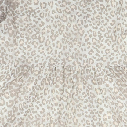 In The Style Women's Beige Animal Print Shift Dress