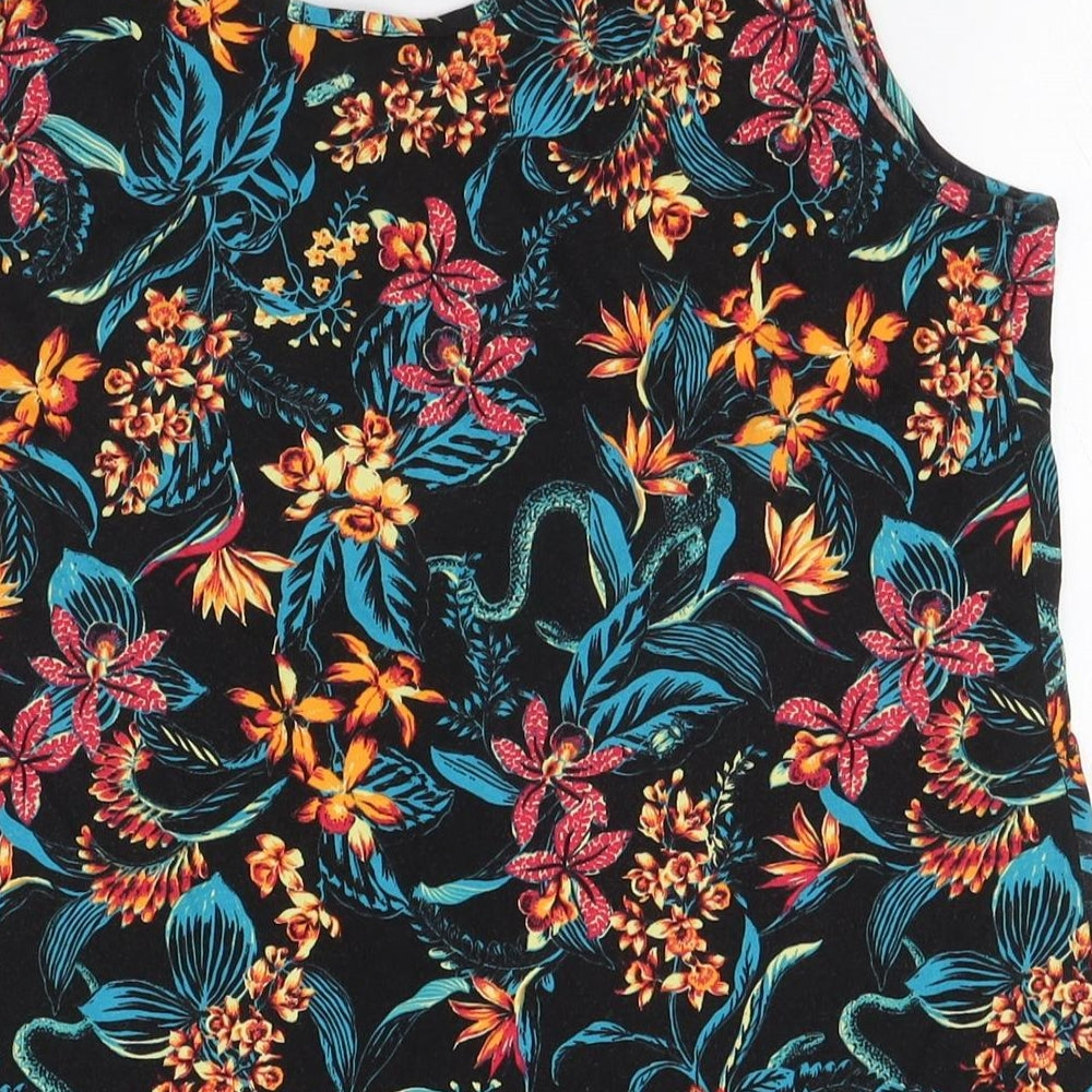 Womens UK Size S Dorothy Perkins Multicoloured Basic Tank