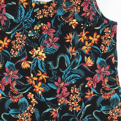 Womens UK Size S Dorothy Perkins Multicoloured Basic Tank