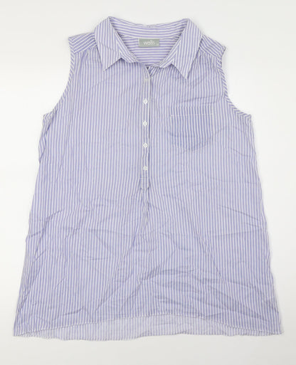 Womens UK Size M Wallis Multicoloured Basic Button-Up