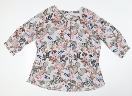 Womens UK Size 27 Atlas for Women Multicoloured Tunic Blouse