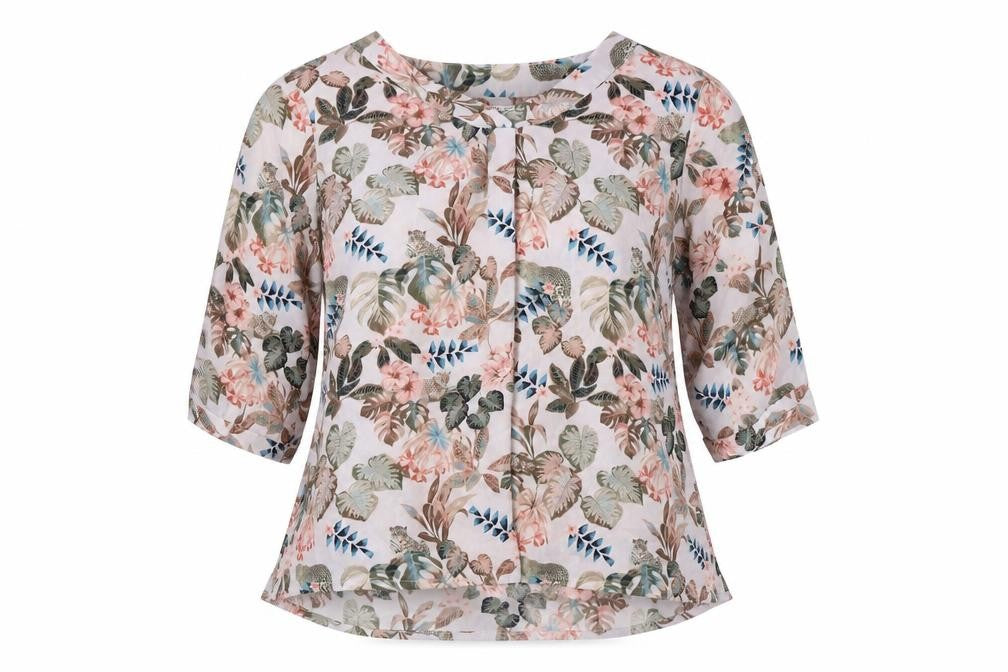 Womens UK Size 27 Atlas for Women Multicoloured Tunic Blouse