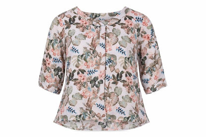 Womens UK Size 27 Atlas for Women Multicoloured Tunic Blouse