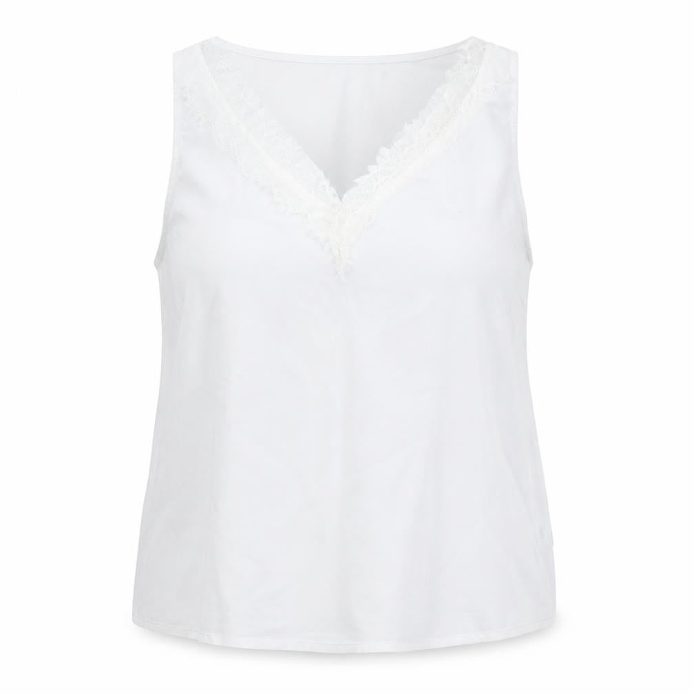 Womens UK Size 14 Lipsy White Basic Blouse