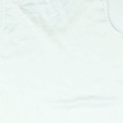 Womens UK Size 14 Lipsy White Basic Blouse