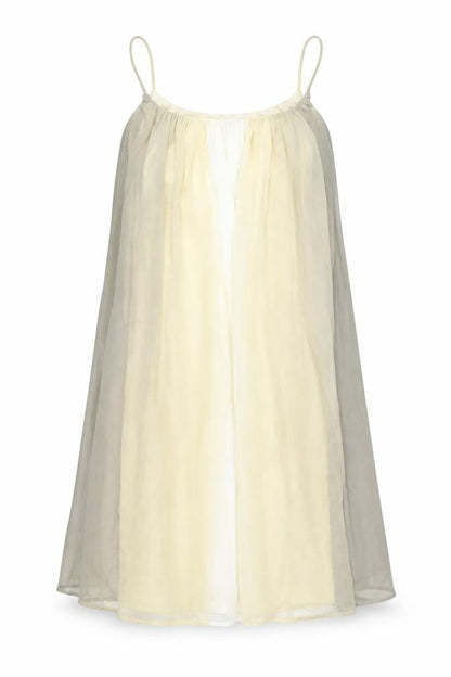 H&M Womens Beige Polyester Shift Size 10 Scoop Neck Pullover - Ombre