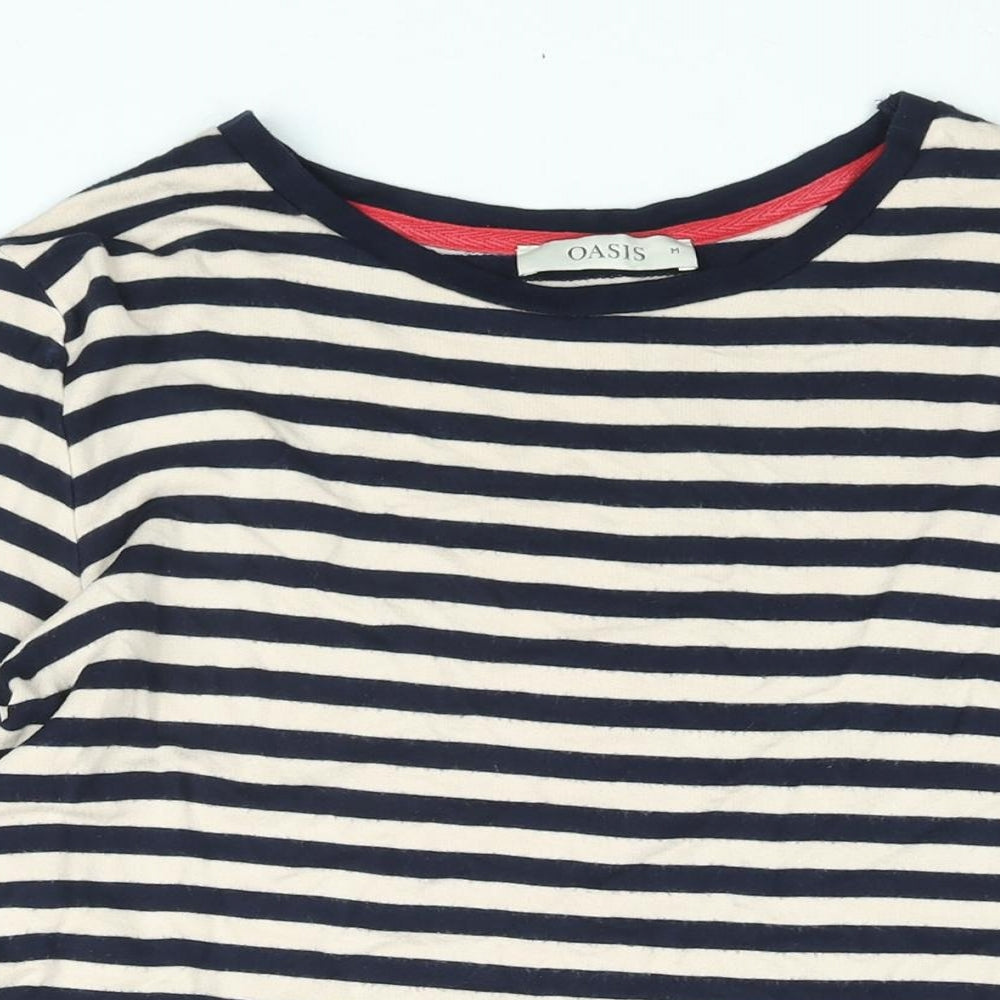 Womens UK Size M Oasis Blue Basic Blouse