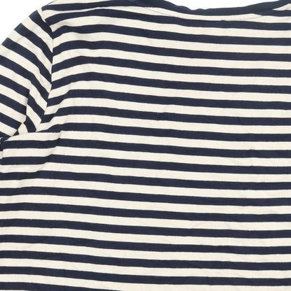 Womens UK Size M Oasis Blue Basic Blouse
