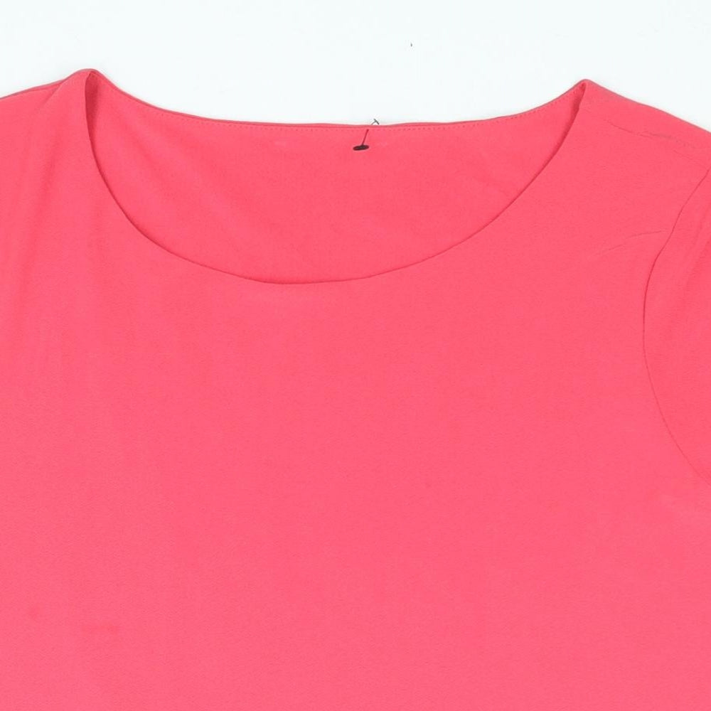 Womens UK Size 16 Phase Eight Pink Basic Blouse