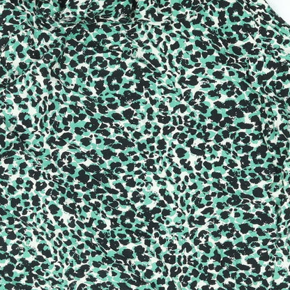 Womens UK Size 10 Marks and Spencer Green Basic Blouse