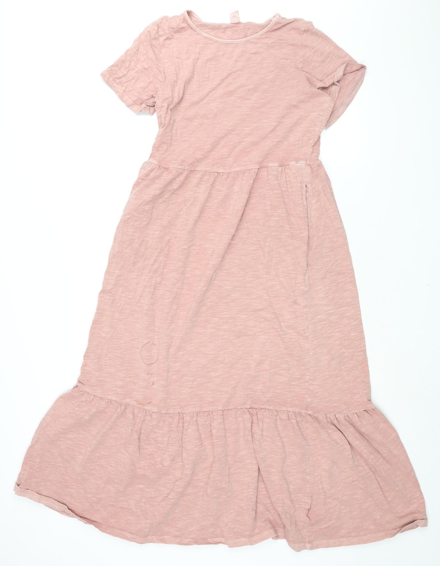 Old Navy Womens Pink Cotton Shift Size M Round Neck Pullover