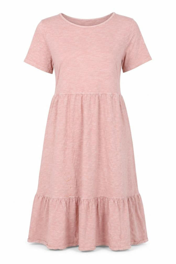 Old Navy Womens Pink Cotton Shift Size M Round Neck Pullover