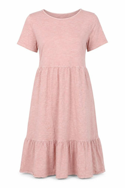 Old Navy Womens Pink Cotton Shift Size M Round Neck Pullover