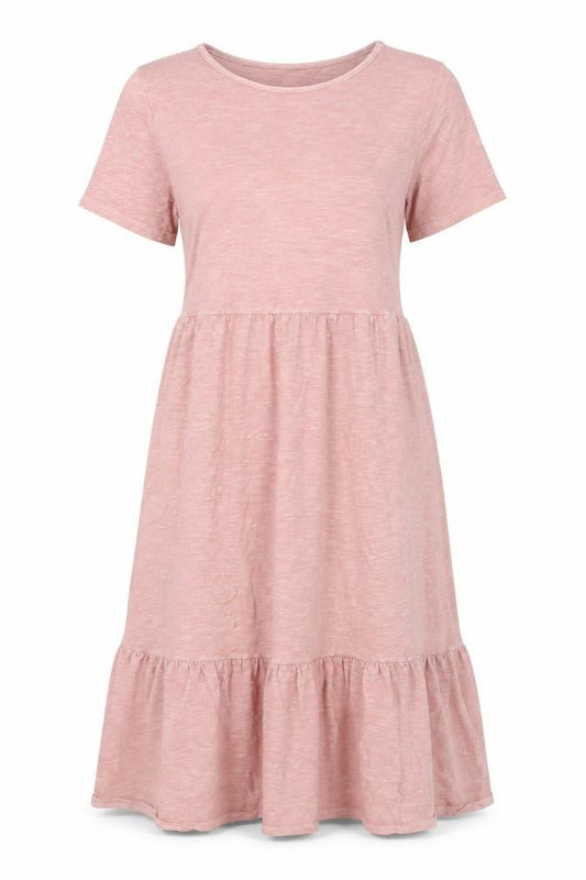 Old Navy Womens Pink Cotton Shift Size M Round Neck Pullover