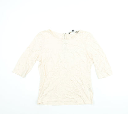 Womens UK Size 12 Principles Pink Basic Blouse