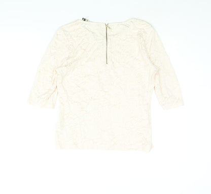 Womens UK Size 12 Principles Pink Basic Blouse