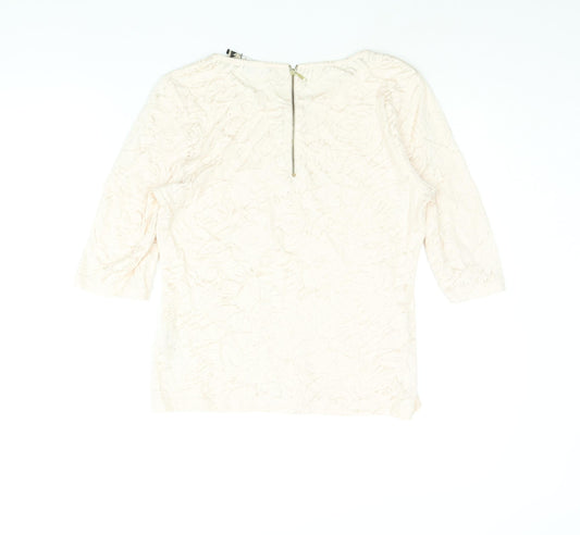 Womens UK Size 12 Principles Pink Basic Blouse