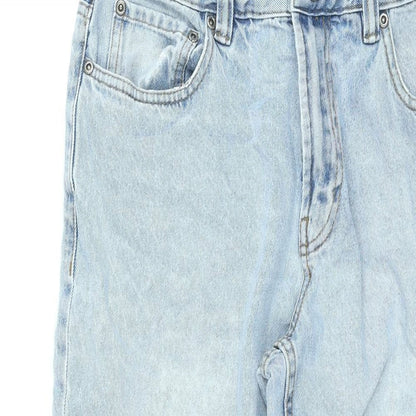 Maine New England Womens Blue Cotton Straight Jeans Size 34 in L28 in Regular Zip