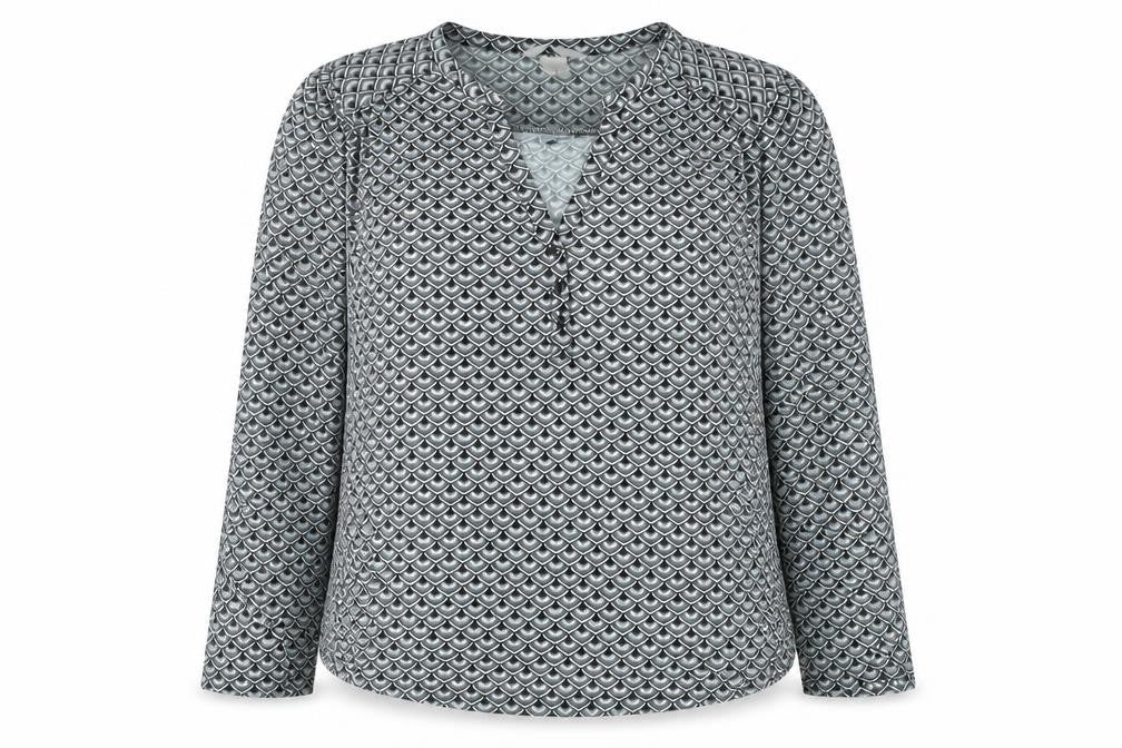 Womens UK Size S H&M Grey Basic Blouse