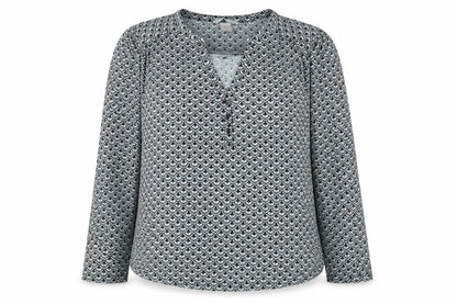 Womens UK Size S H&M Grey Basic Blouse