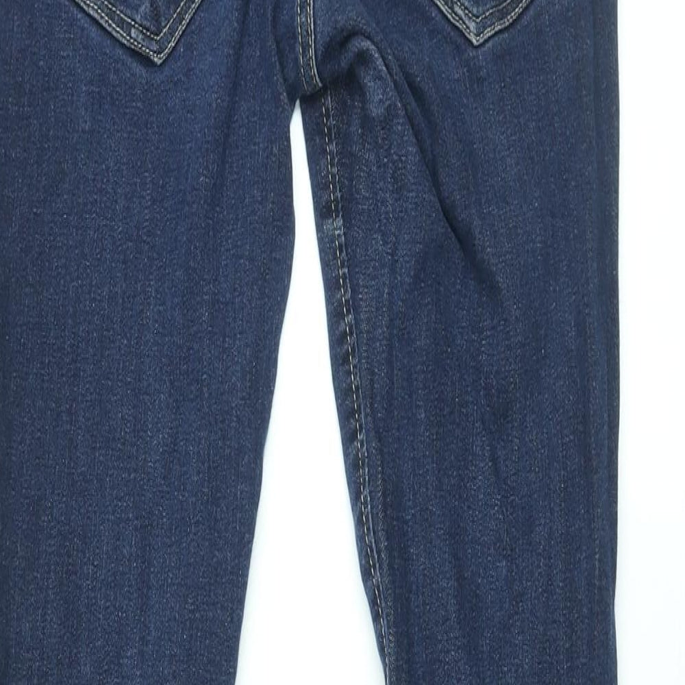 Womens UK Size 8 H&M Regular Fit Skinny Blue Jeans