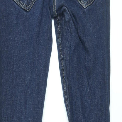 Womens UK Size 8 H&M Regular Fit Skinny Blue Jeans