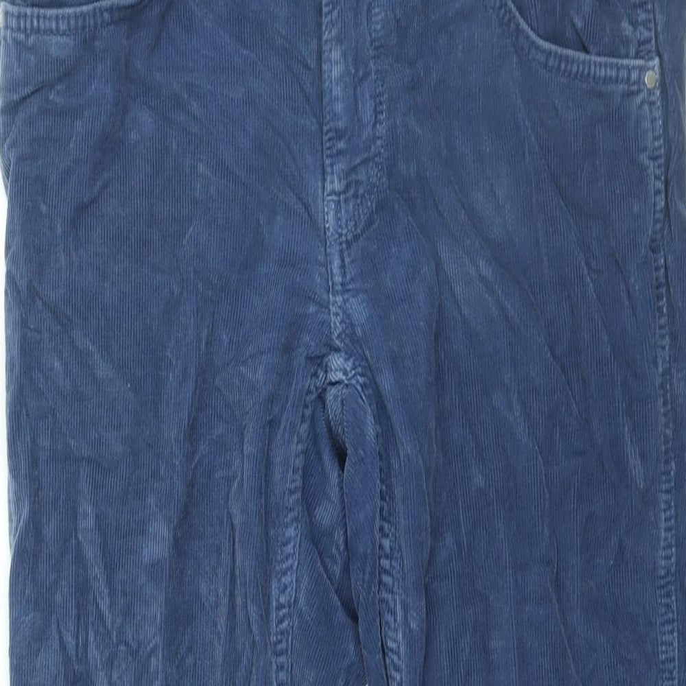 Pepe Jeans Womens Blue Cotton Trousers Size 27 in L32 in Regular Zip