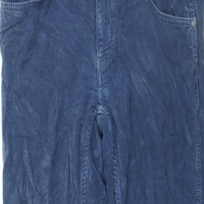 Pepe Jeans Womens Blue Cotton Trousers Size 27 in L32 in Regular Zip