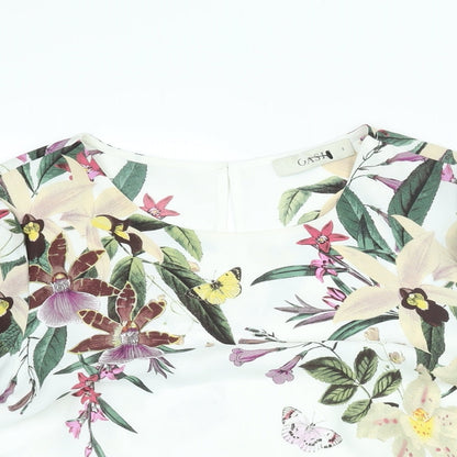 Womens UK Size 8 Oasis White Basic Blouse